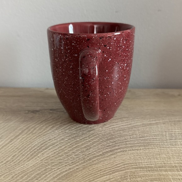 University of Oklahoma OU Coffee Mug Ceramic Splatter Boomer Sooner 16 fl oz - Picture 2 of 7
